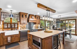 wood style kitchen remodel