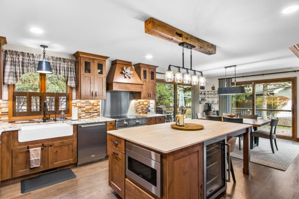 wood style kitchen remodel